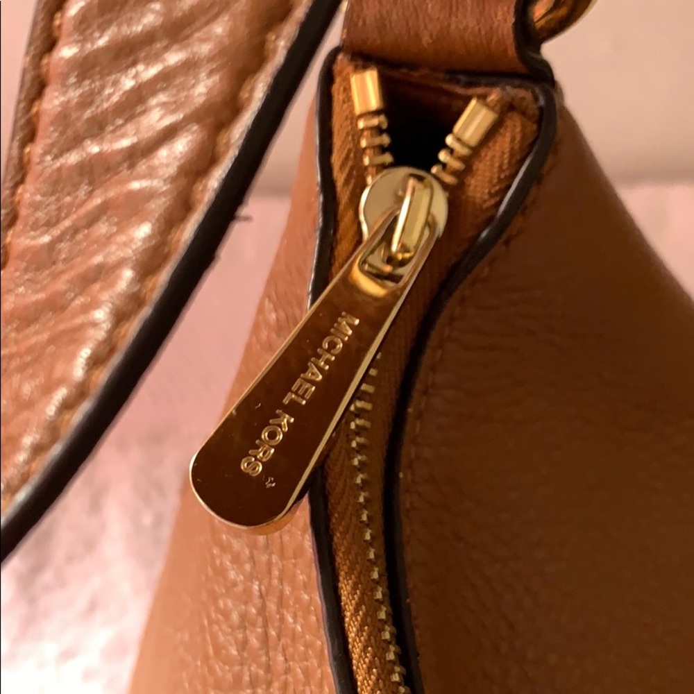 #sold# Michael Kors brown leather shoulder bag - Picture 4 of 8